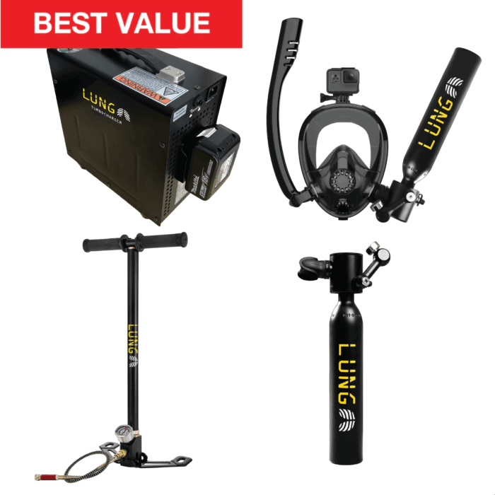 T-500 + Hand Pump + Turbocharger + Sub-Mask - Image 1